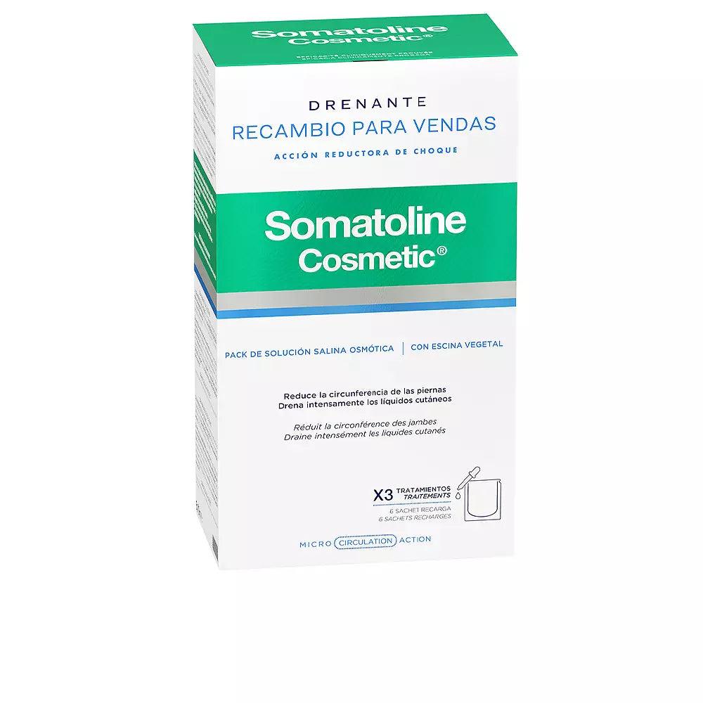 SOMATOLINE COSMETIC Draining Bandages Replacement Shock Reducing Action 6 Units 6 pcs - Parfumby.com