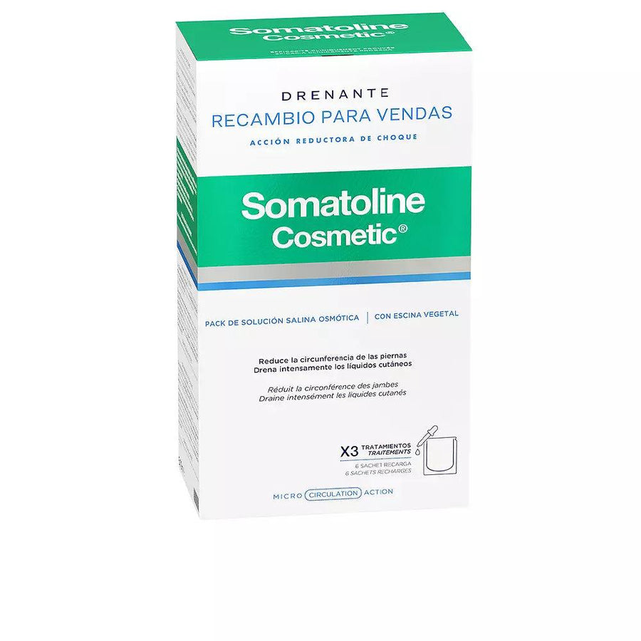 SOMATOLINE COSMETIC Draining Bandages Replacement Shock Reducing Action 6 Units 6 pcs - Parfumby.com