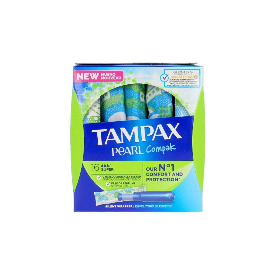 TAMPAX Pearl Compak Tampon Super 16 U 16 pcs - Parfumby.com