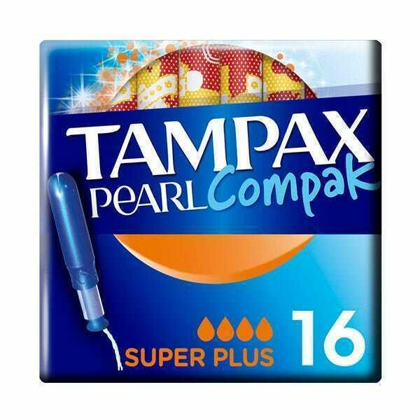 TAMPAX Pearl Compak Tampon Super Plus 16 PCS - Parfumby.com