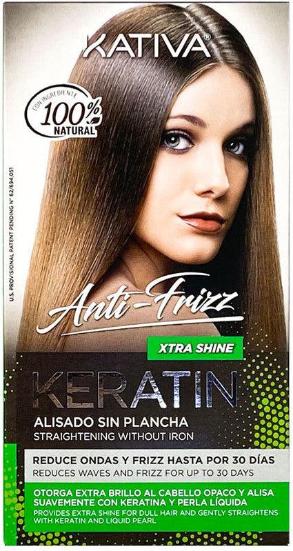 KATIVA Keratin Anti-frizz Straightening Without Iron Extra Shine 30 Days - Parfumby.com