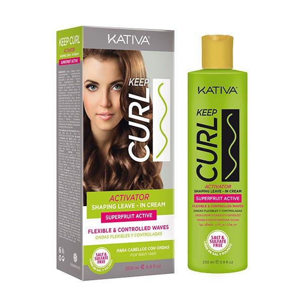 KATIVA Keep Curl Activator Leave-in Cream 200 ML - Parfumby.com