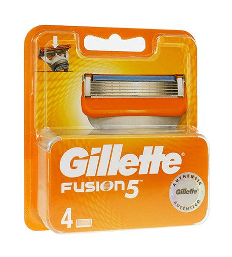 GILLETTE Fusion Spare Blades For Men 4 Ks 4 PCS - Parfumby.com