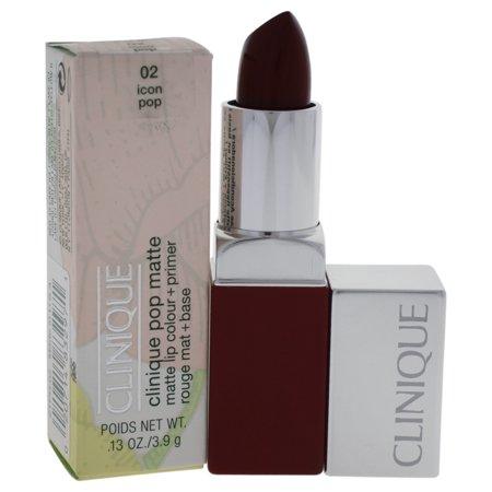 CLINIQUE Pop Matte Lip Color + Primer #02-ICON-POP - Parfumby.com