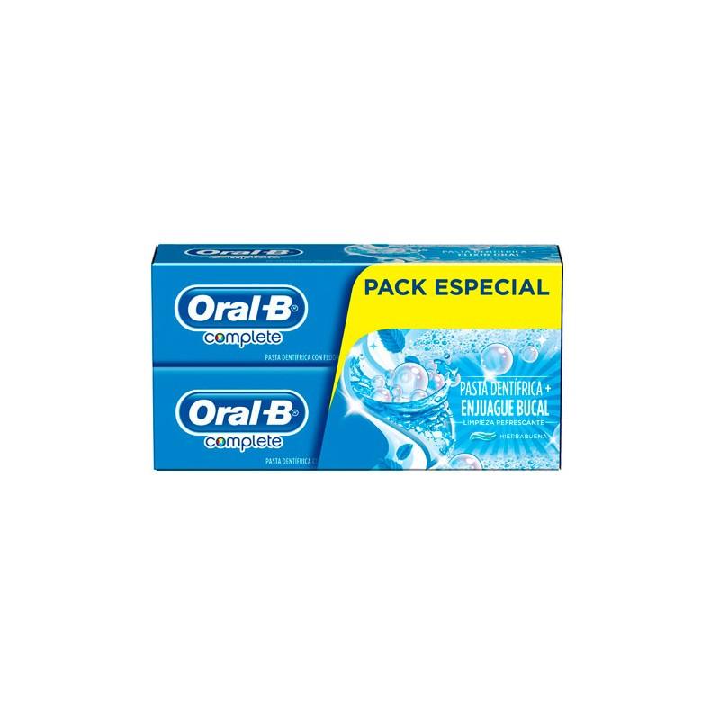 ORAL-B ORAL-B Complete Toothpaste Rinse + Whitening Lot 2 X 75 ML - Parfumby.com
