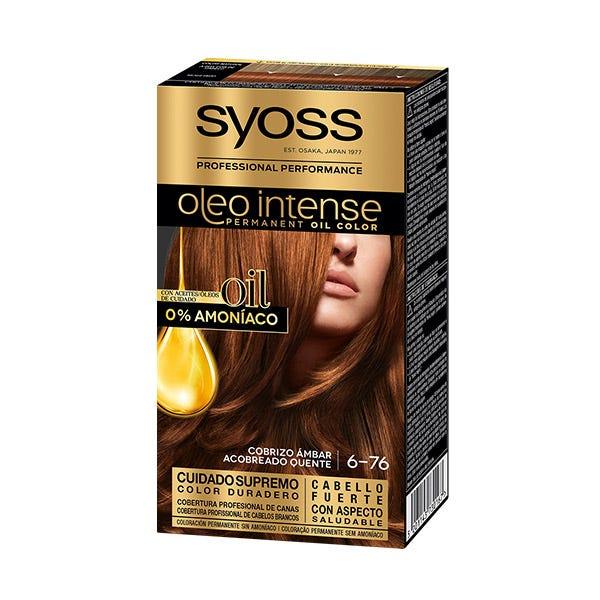 SYOSS Olio Intense Ammonia Free Hair Color #6.76-COBRIZO-AMBAR-5-PCS - Parfumby.com