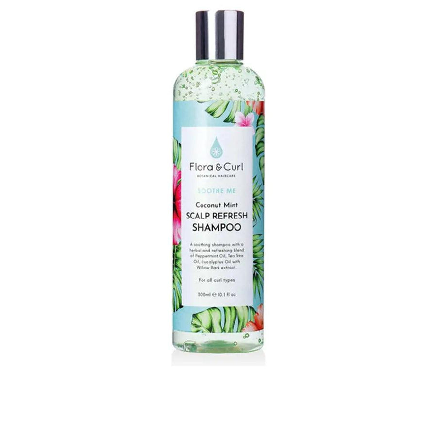 FLORA AND CURL Soothe Me Coconut Mint Scalp Refresh Shampoo 300 ml - Parfumby.com
