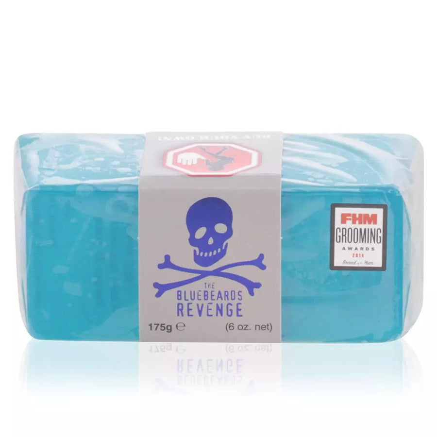 THE BLUEBEARDS REVENGE For Men Body Big Blue Bar Of Soap For Blokes 175 G - Parfumby.com