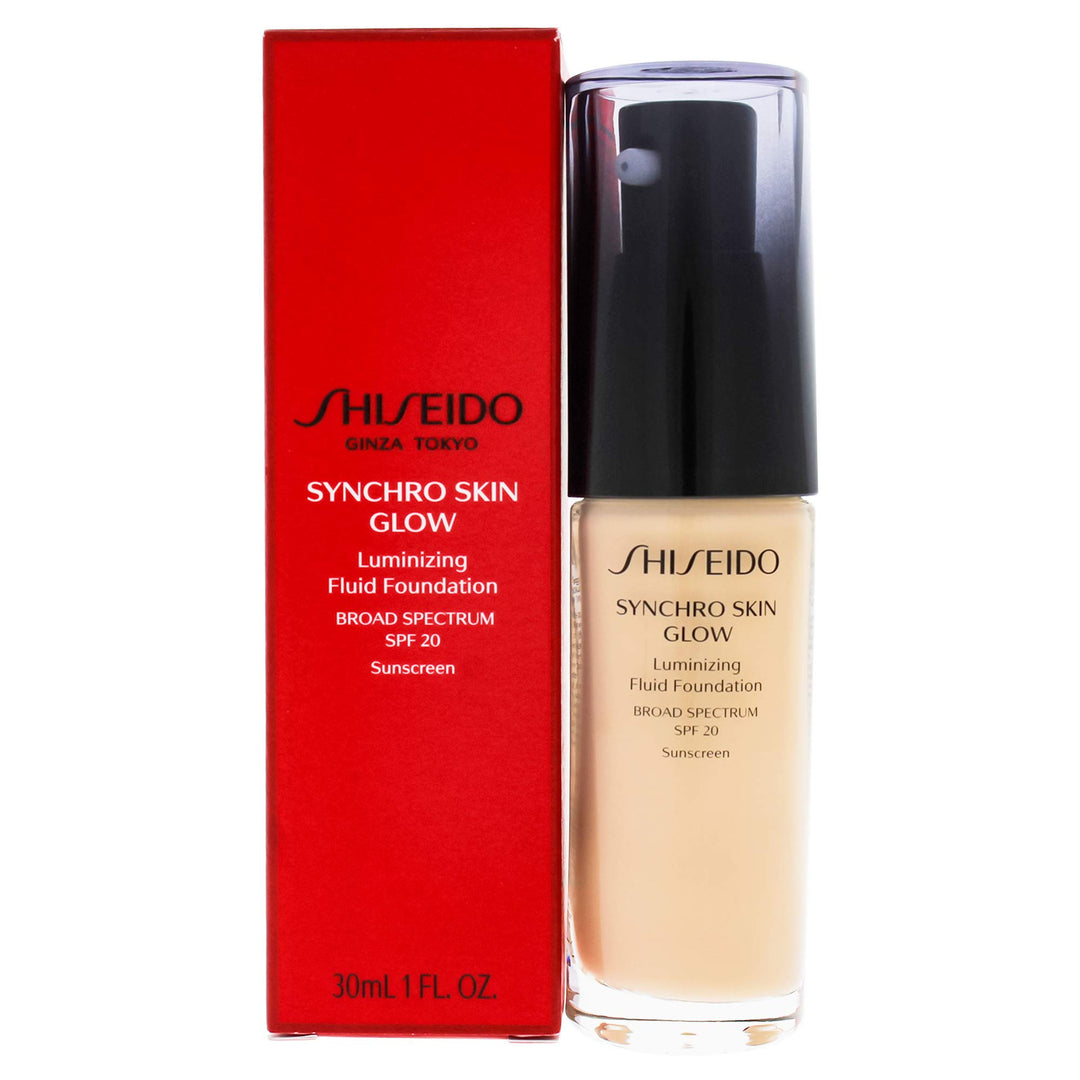 SHISEIDO  Synchro Skin Glow Luminizing Fluid Foundation SPF 20 (Golden 2) 30 ml