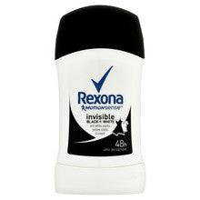 REXONA Motionsense Invisible Black+White - Stick Deodorant 40 ML - Parfumby.com