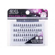 ARDELL Double Up Duralash Knot-Free Double Flares ( 56 pcs ) - Tufa sticky lashes without knot #SHORT-BLACK - Parfumby.com