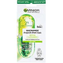 GARNIER Skin Naturals Niacinamide Ampoule Sheet Mask 15 G - Parfumby.com