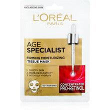 L'OREAL Age Specialist 45+ Firming Tissue Mask 1 PCS - Parfumby.com