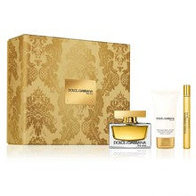 DOLCE GABBANA The One Gift set Eau de Parfum (EDP) 75 ml, body lotion 50 ml and miniature Eau de Parfum (EDP) 10 ml 75ml