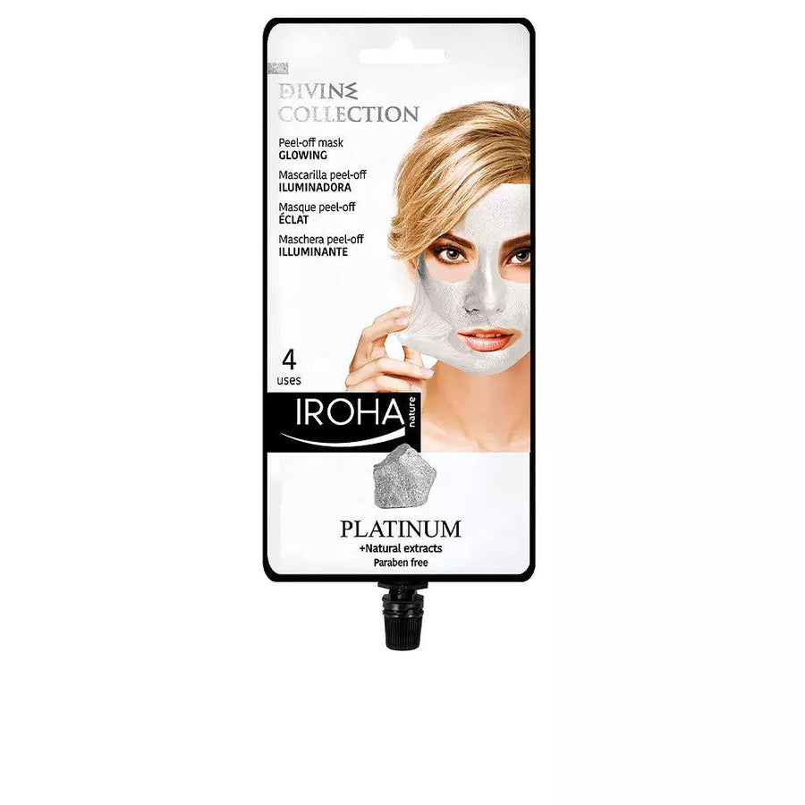 IROHA Platinum Peel-off Glowing Mask 4 Uses 4 pcsses - Parfumby.com