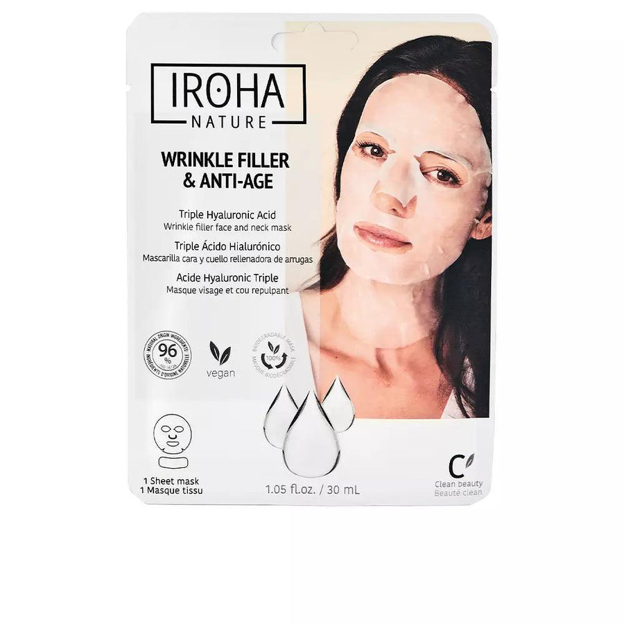 IROHA Wrinkle Filler & Anti-aging Wrinkle Filler Face & Neck Mask 30 ml - Parfumby.com