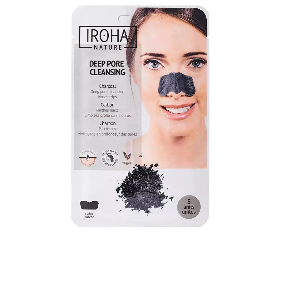 IROHA Detox Charcoal Black Nose Strips 5 U 5 pcs - Parfumby.com