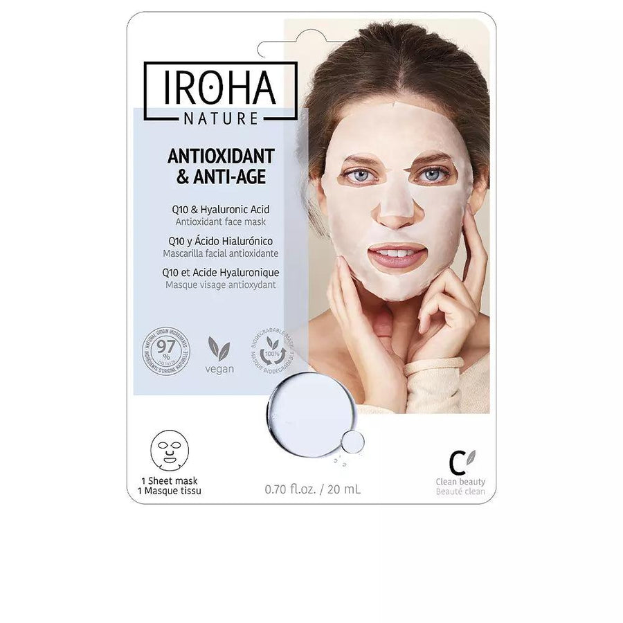 IROHA Tissue Mask Antiwrinkles Q10 + Ha 1 Pcsse - Parfumby.com