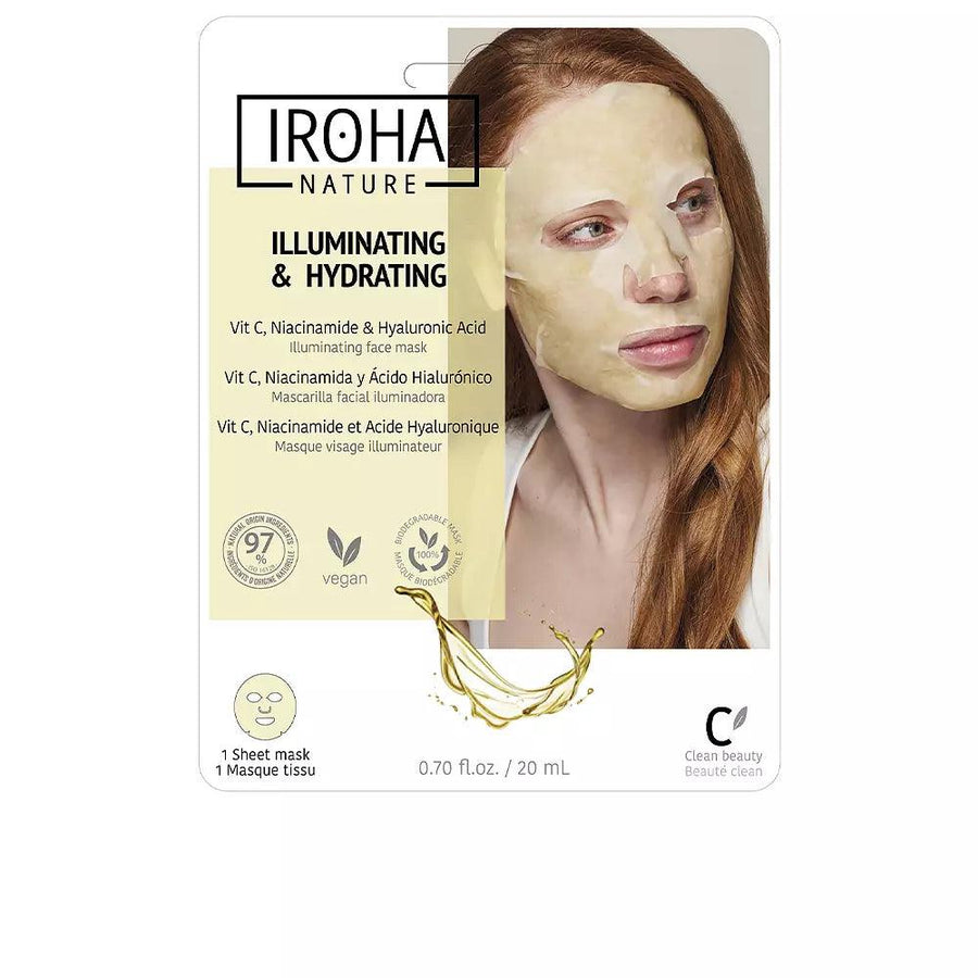 IROHA Tissue Mask Brightening Vitamin C + Ha 1 Pcsse - Parfumby.com