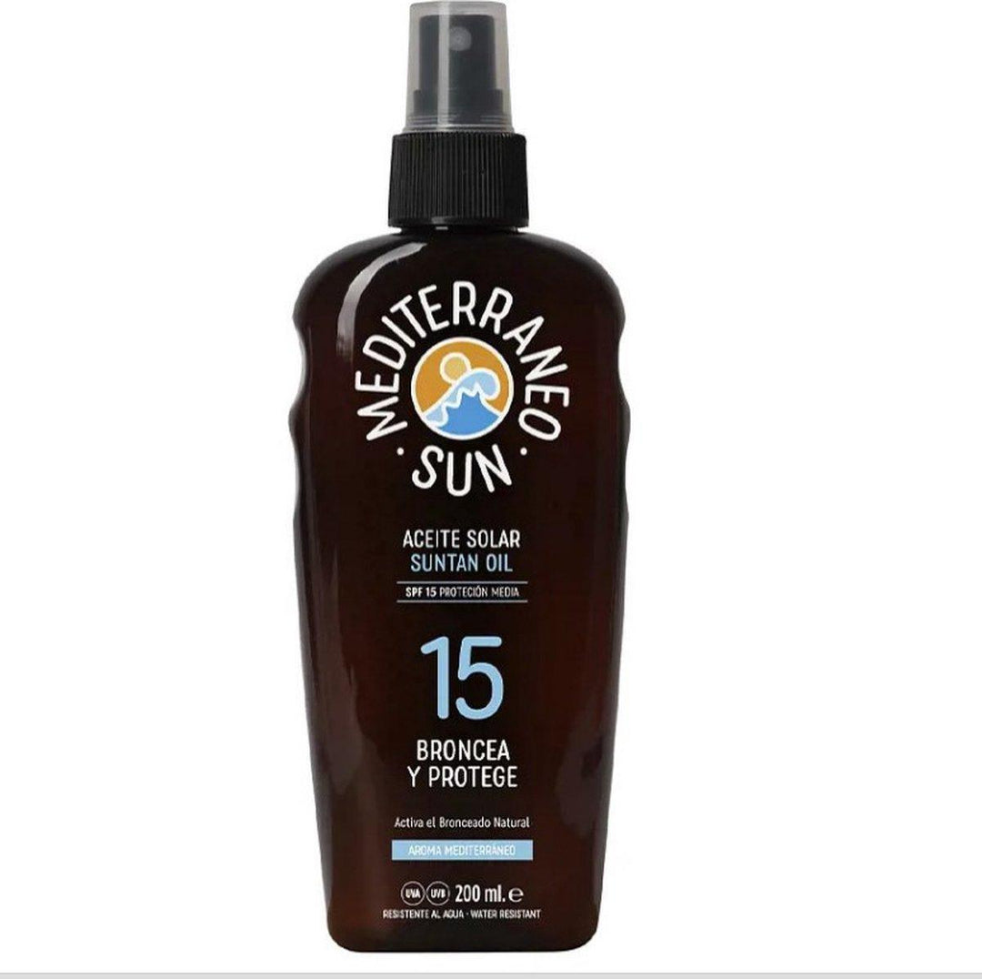 MEDITERRANEO Coconut Suntan Oil Dark Tanning Spf15 200 ML - Parfumby.com