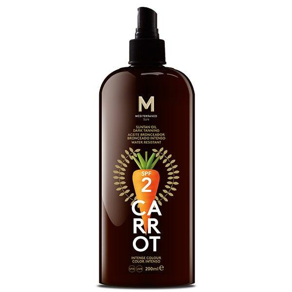 MEDITERRANEO Carrot Suntan Oil Dark Tanning Spf2 200 ML - Parfumby.com