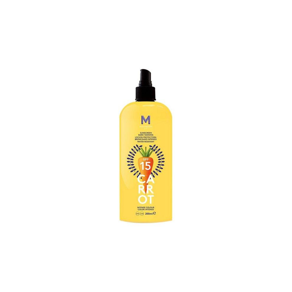 MEDITERRANEO Carrot Sunscreen Dark Tanning Spf15 100 ML - Parfumby.com