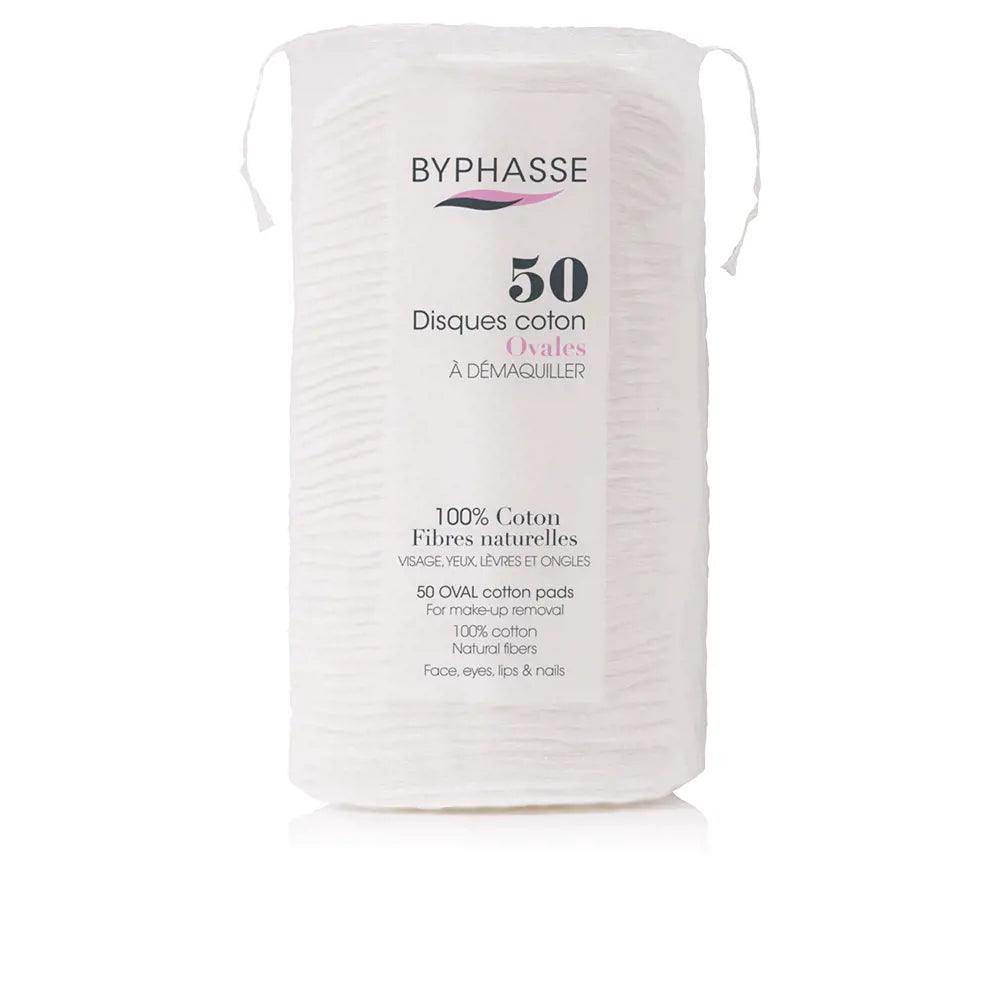 BYPHASSE Oval Cotton Discs Make-up Remover 50 U 50 pcs - Parfumby.com