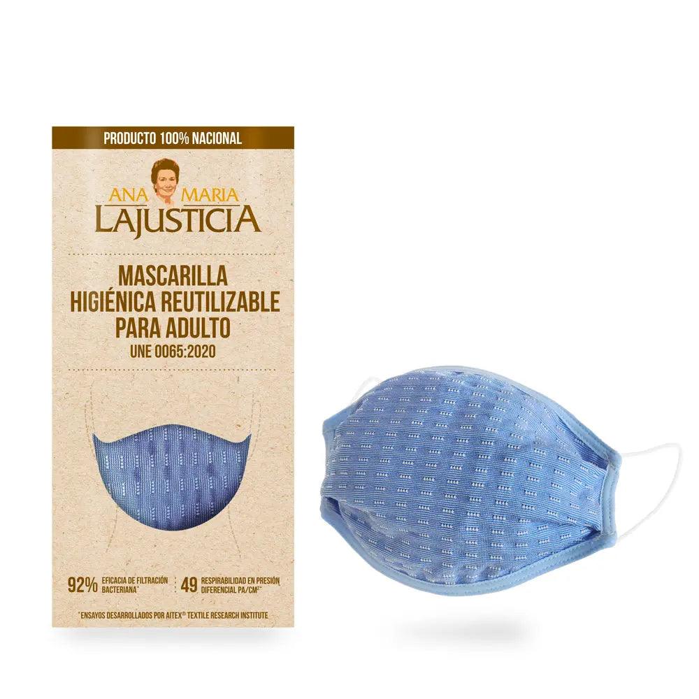 MASCARILLAS ANA MARIA LAJUSTICIA MASKS Reusable Hygienic Mask 30 Washes 1 Pcs - Parfumby.com