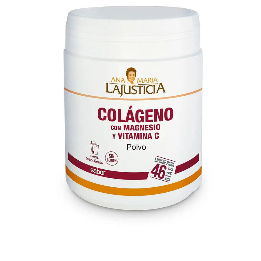 ANA MARIA LAJUSTICIA Collagen With Magnesium + Vitamin C Powder #strawberry 350 G #fresa - Parfumby.com