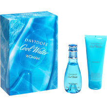 DAVIDOFF Cool Water Woman SET Eau de Toilette (EDT) 30 ml + body lotion 75 ml
