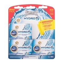 WILKINSON SWORD Hydro 5 Replacement Blades With Gel Pads 12 pcs - Parfumby.com