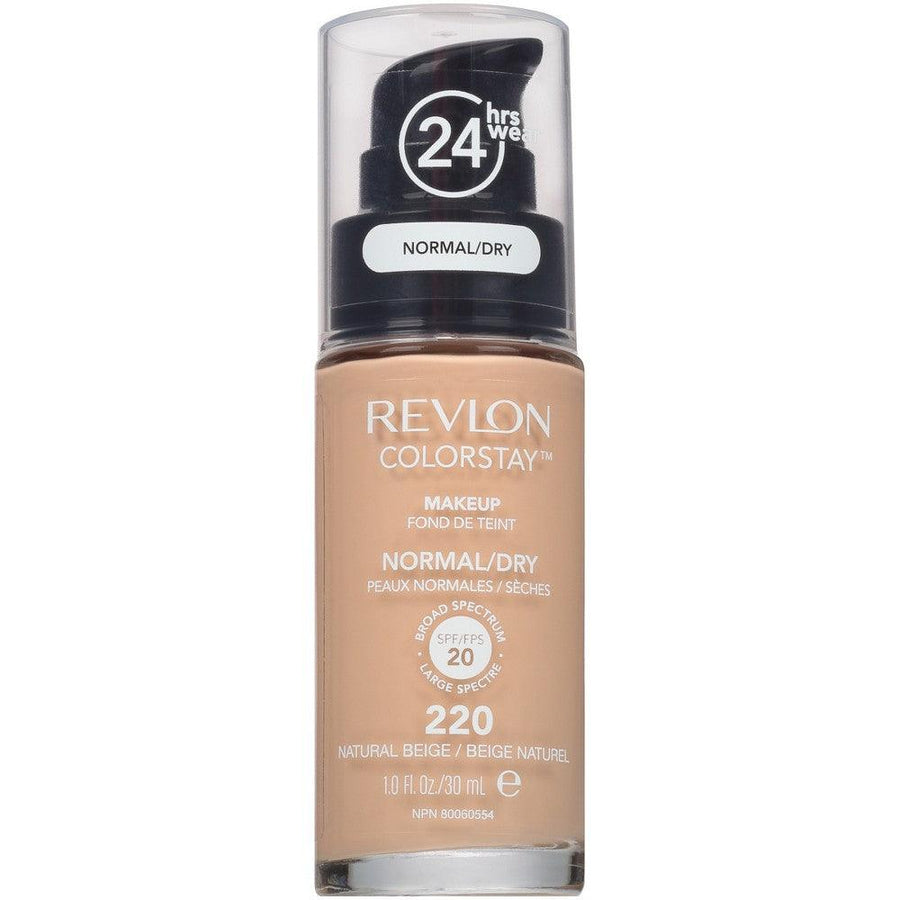 REVLON Colorstay Foundation Normal/dry Skin #220-NATURAL-BEIGE-30ML - Parfumby.com