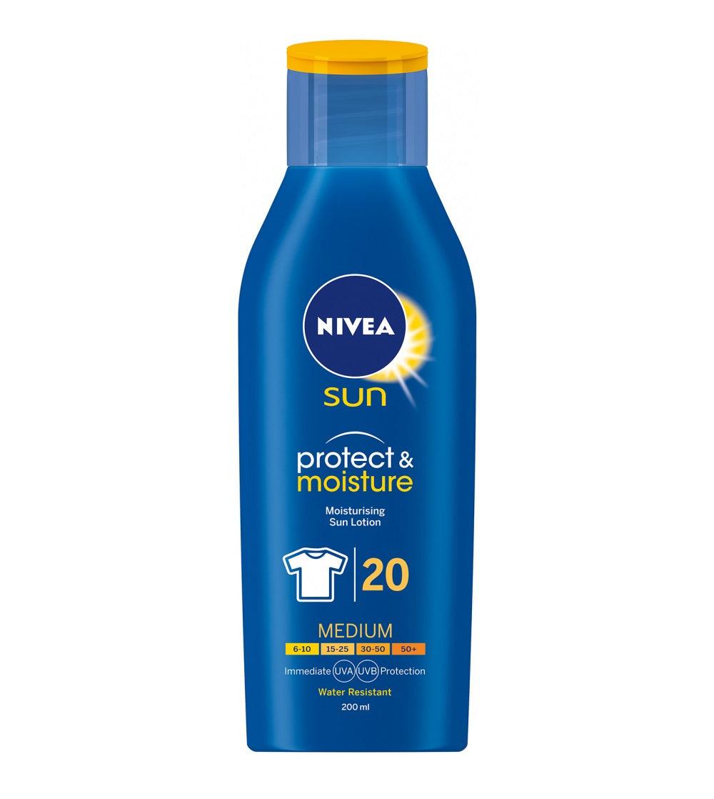 NIVEA Sun Protect & Moisture Lotion 200 ML - Parfumby.com