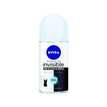 NIVEA Women Invisible For Black & White Pure Roll-on Antiperspirant Deodorant 50 ML - Parfumby.com