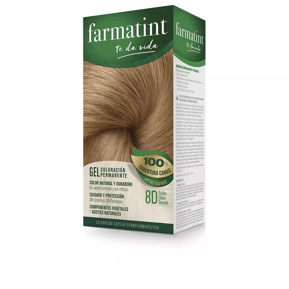 FARMATINT Permanent Color Gel #8d-light blonde Golden 5 U #8d-rubio - Parfumby.com