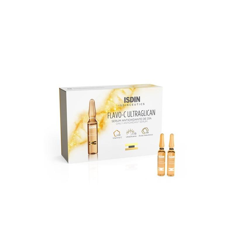 ISDIN Isdinceutics Flavo-c Ultraglican Ampoules 30 X 2 ML - Parfumby.com