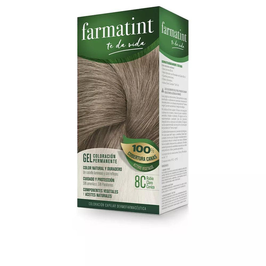 FARMATINT Permanent Color Gel #8c-light blonde ash 5 U #8c-rubio - Parfumby.com