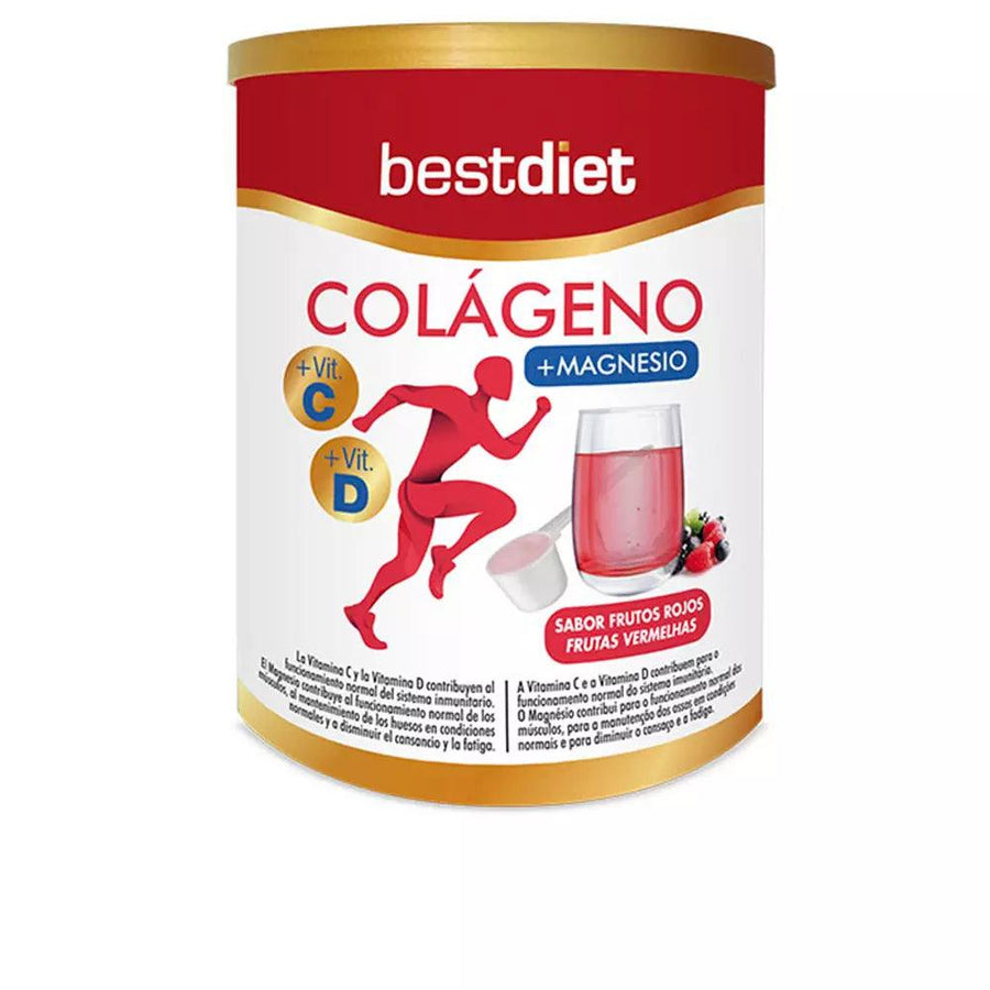 BEST DIET Collagen with Magnesium Powder Red Fruit Flavor 250 G - Parfumby.com