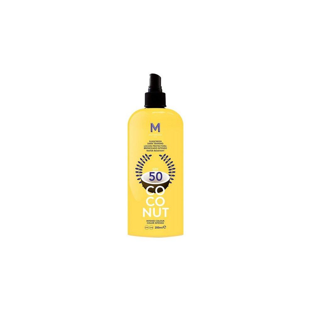 MEDITERRANEO Coconut Sunscreen Dark Tanning Spf50 200 ML - Parfumby.com