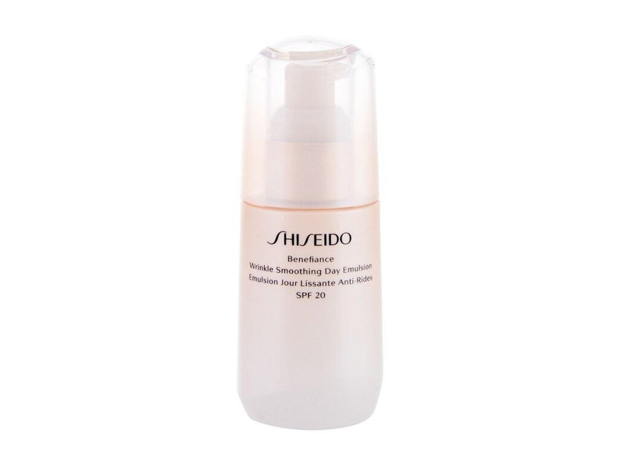 SHISEIDO Benefiance Wrinkle Smoothing Day Emulsion Spf20 75 ML - Parfumby.com