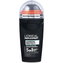 L'OREAL Men Expert Carbon Protect Anti-perspirant Roll-on Deodorant 50 ML - Parfumby.com