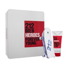 CAROLINA HERRERA 212 Men Heroes Gift set Eau de Toilette (EDT) 90 ml and shower gel 100 ml 90ml