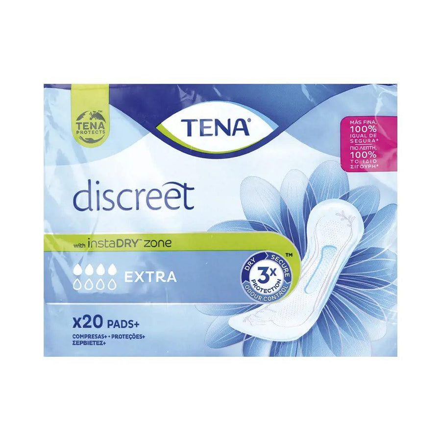 TENA LADY Discreet Extra Incontinence Pad 20 U 20 pcs - Parfumby.com