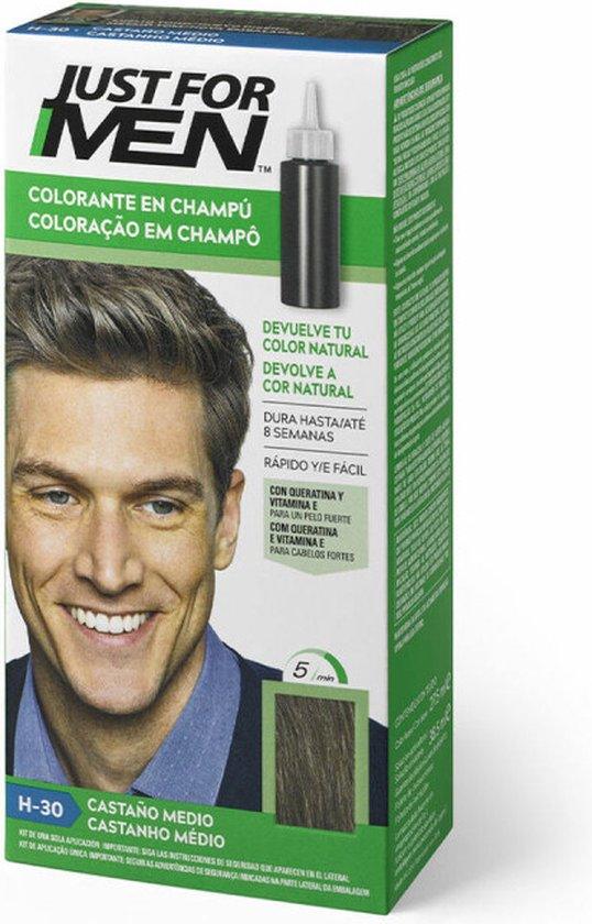 JUST FOR MEN Coloring In Shampoo #medium brown 30 Ml #castano Medio 30 Ml - Parfumby.com