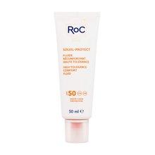 ROC Soleil-protect High Tolerance Comfort Fluid Spf50 - Opalovaci Fluid Na ObliÄej 50 ml - Parfumby.com