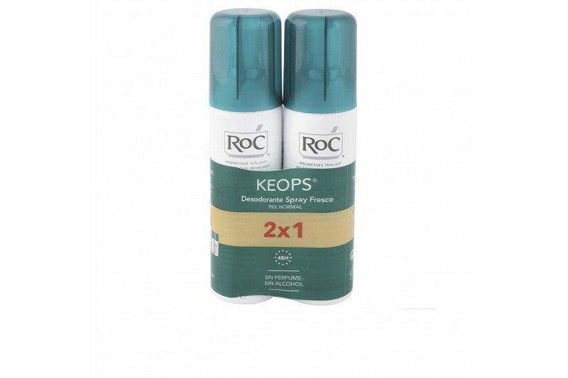 ROC Keops Deodorant Spray Fresco Set 2 Pcs - Parfumby.com