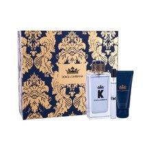 DOLCE & GABBANA K By Dolce & Gabbana Man Gift Set EAU DE TOILETTE 100 ML + AFTERSHAVE BALM 50 ML + EAU DE TOILETTE 10 ML - Parfumby.com