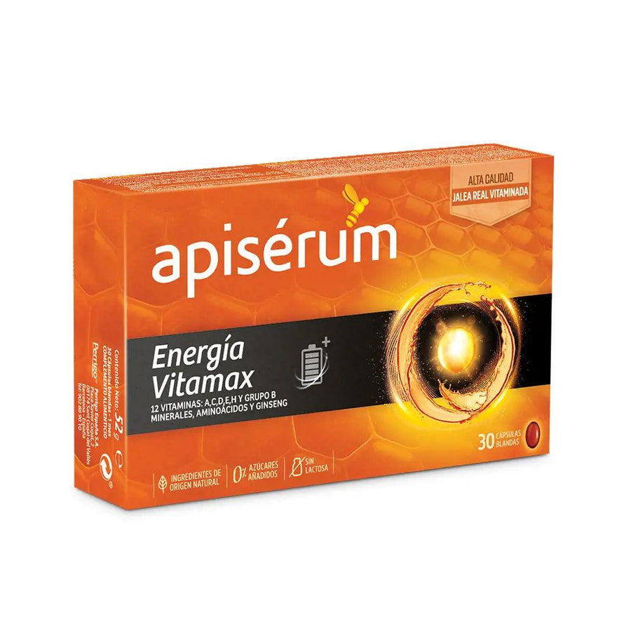 APISERUM Energy Vitamax 30 Capsules 30 pcs - Parfumby.com