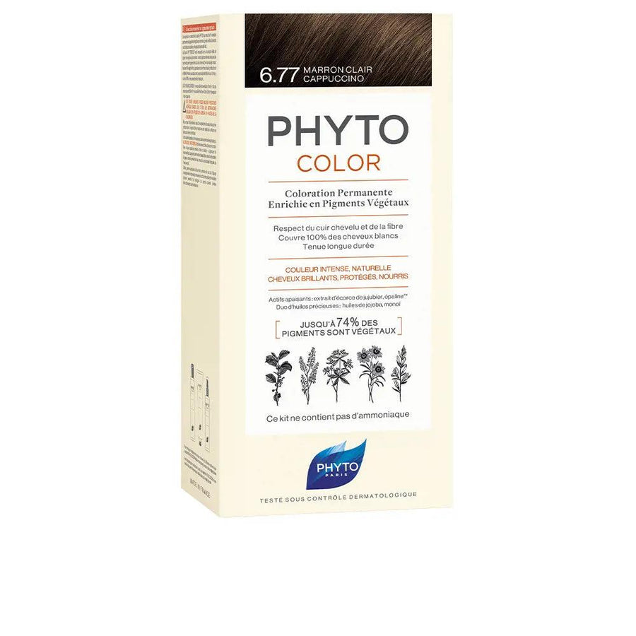 PHYTO Phytocolor #6.77-Light Cappuccino Brown 9 g - Parfumby.com