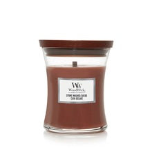 WOODWICK Stone Washed Suede Vase (washed suede) - Scented candle 85.0g